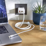 Intenso CABLE USB-C TO USB-C 1.5M/7901002 USB-kabel 1,5 m USB C 0,48 Gbit/sek. 60 W Hvid