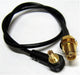 ALLNET ANT-PIG-SMAF-CRC9 koaxial kabel 0,15 m SMA Sort