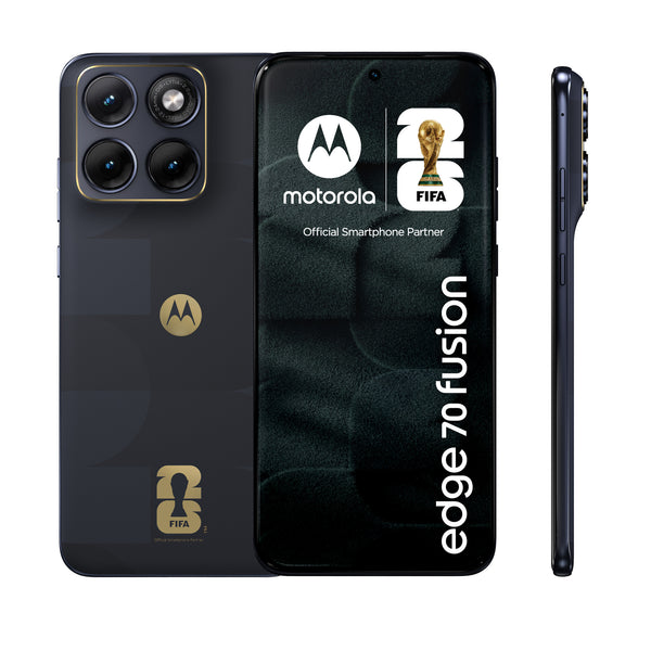 Motorola edge 70 fusion FIFA Edition 17,2 cm (6.78") Dual SIM Android 16.0 5G USB Type-C 8 GB 256 GB 5200 mAh Sort