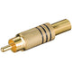 Goobay RCA plug Sort