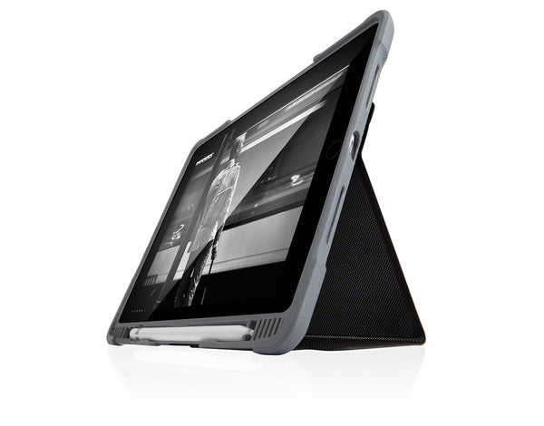 STM Dux Plus 6th Gen Blk 24,6 cm (9.7") Cover Sort, Grå