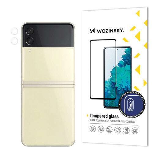 Wozinsky 9145576240427 Skærm og -bagsidebeskytter til mobiltelefon Beskyttelse af kameralinsen Samsung 1 stk