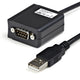 StarTech.com ICUSB422 kabel kønsskifter DB9 M USB-A FM Sort