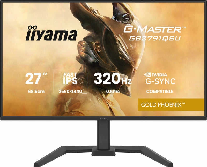 iiyama G-MASTER GB2791QSU-B1 computerskærm 68,6 cm (27") 2560 x 1440 pixel Wide Quad HD LCD Sort