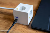 Kabelmeister SW01-W020 stikdåse 2 m 2 AC stikkontakt(er) Indendørs Hvid