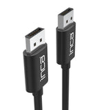 Inca IDPD-20 DisplayPort kabel 2 m Sort