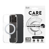 PanzerGlass CARE™ by ® Case Transparent m. Sølv Kickstand & MagSafe iPhone 16 Pro