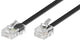 Goobay 68579 telefonkabel 15 m Sort