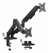 Gembird MA-DA2U-01 skærmbeslag og -stativer 81,3 cm (32") Skrivebord Sort