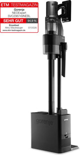 Gorenje SVC296749NEBL 2-i-1 stangstøvsuger Batteri Dry HEPA Poseløs 0,6 L 550 W Kul