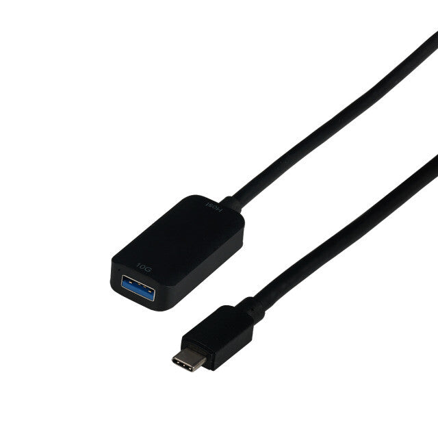 EFB Elektronik EBUSBC-USBA10GE.5 USB-kabel USB 3.2 Gen 2 (3.1 Gen 2) 5 m USB C USB A 10 Gbit/sek. Sort