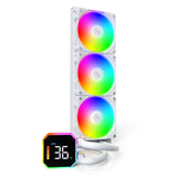 Montech HyperFlow Digital 360 Processor Alt-i-en væskekøler 12 cm Hvid 1 stk