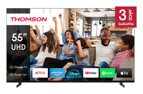 Thomson 55UG4S14 TV 139,7 cm (55") 4K Ultra HD Smart TV Wi-Fi Sort