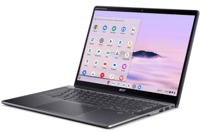 Acer Chromebook CPE594-1N-TCO-33Z8 Intel Core 3 100U 35,6 cm (14") Berøringsskærm WUXGA 16 GB LPDDR5x-SDRAM 128 GB SSD Wi-Fi 6E (802.11ax) ChromeOS Grå QWERTZ Tysk