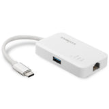 Edimax EU-4308 dockingstation USB 3.2 Gen 1 (3.1 Gen 1) Type-C Hvid