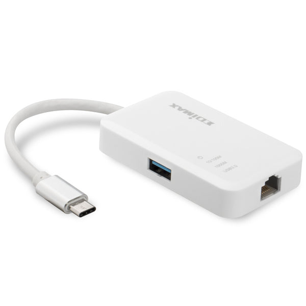 Edimax EU-4308 dockingstation USB 3.2 Gen 1 (3.1 Gen 1) Type-C Hvid