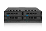 Icy Dock MB324SP-1B drevkabinet HDD/SSD kabinet Sort 2.5"