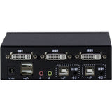 Inter-Tech KVM-AS-21DA DVI KVM Switch Sort