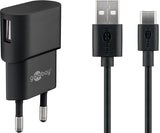 Goobay 45298 oplader til mobil enhed Universel Sort Vekselstrøm Indendørs