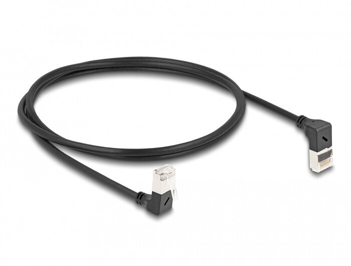 DeLOCK 80293 netværkskabel Sort 1 m Cat6a S/FTP (S-STP)