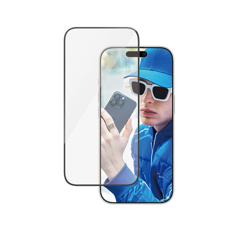 PanzerGlass ® Skærmbeskyttelse iPhone 16 Pro | Ultra-Wide Fit | Bulk