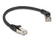 DeLOCK 80487 netværkskabel Sort 0,25 m Cat6a S/FTP (S-STP)