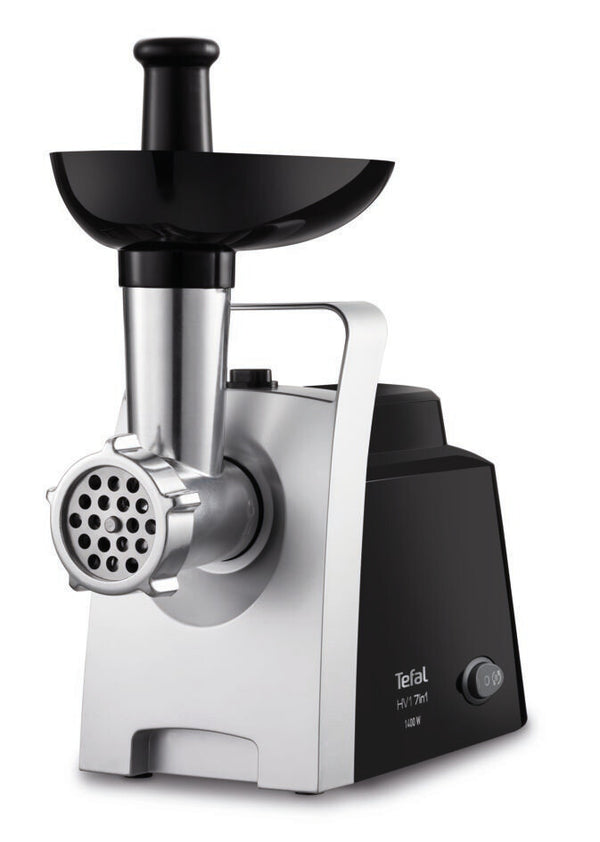 Tefal HV1 NE1098 kødhakker 1400 W Sort, Sølv