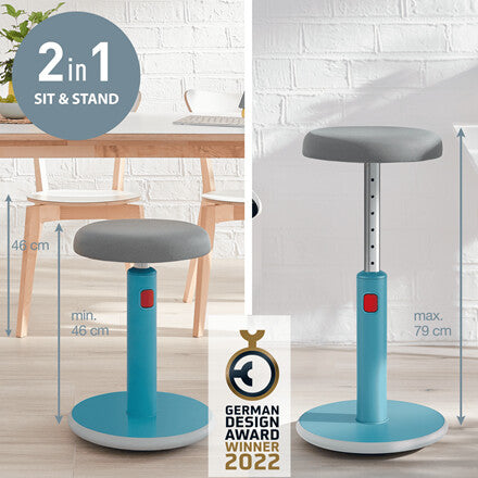 Leitz Ergo Cosy Active Sid-stå balancestol 2 i 1
