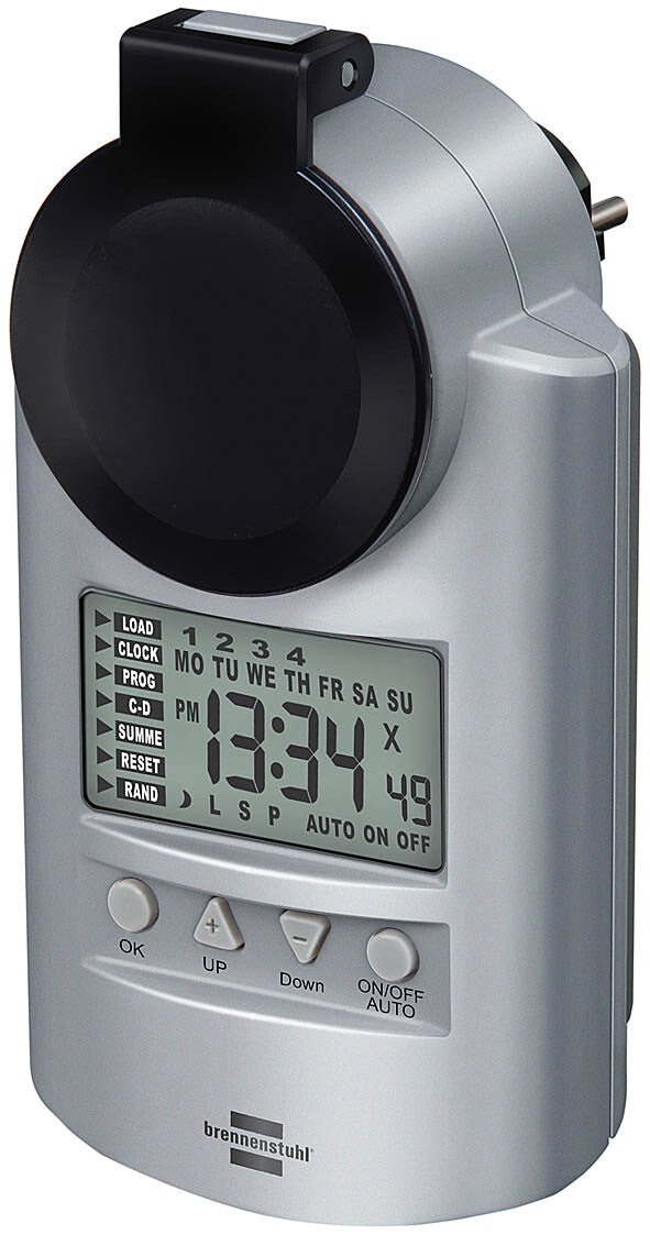 Brennenstuhl Primera-Line Weekly Timer DT IP 44 Sølv