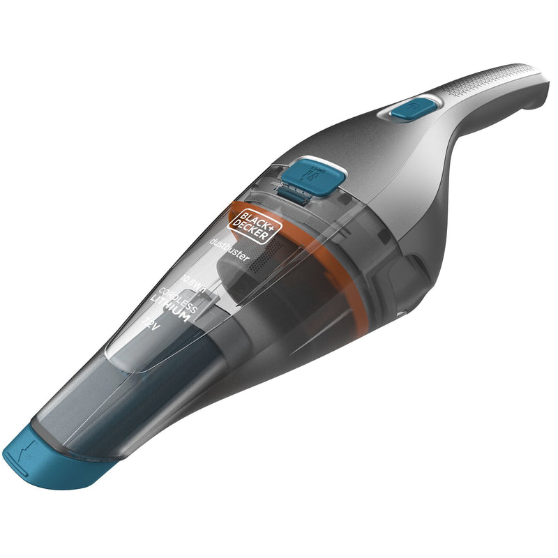 Black & Decker NVC215WA-QW håndholdt støvsuger Blå, Sølv Poseløs