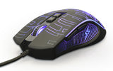 Gembird MUSG-RGB-01 mus Spil Højre hånd USB Type-A 3600 dpi