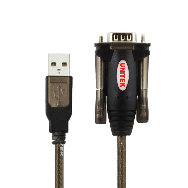 UNITEK Y-105 serielkabel Sort 1,5 m USB Type-A DB-9