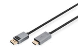 Digitus DB-340202-018-S videokabel adapter 1,8 m DisplayPort Sort