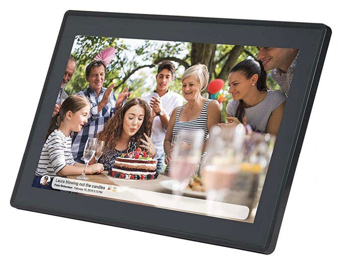 Braun Photo Technik DigiFrame 1518 WiFi digital fotoramme Sort 39,6 cm (15.6") Berøringsskærm Wi-Fi