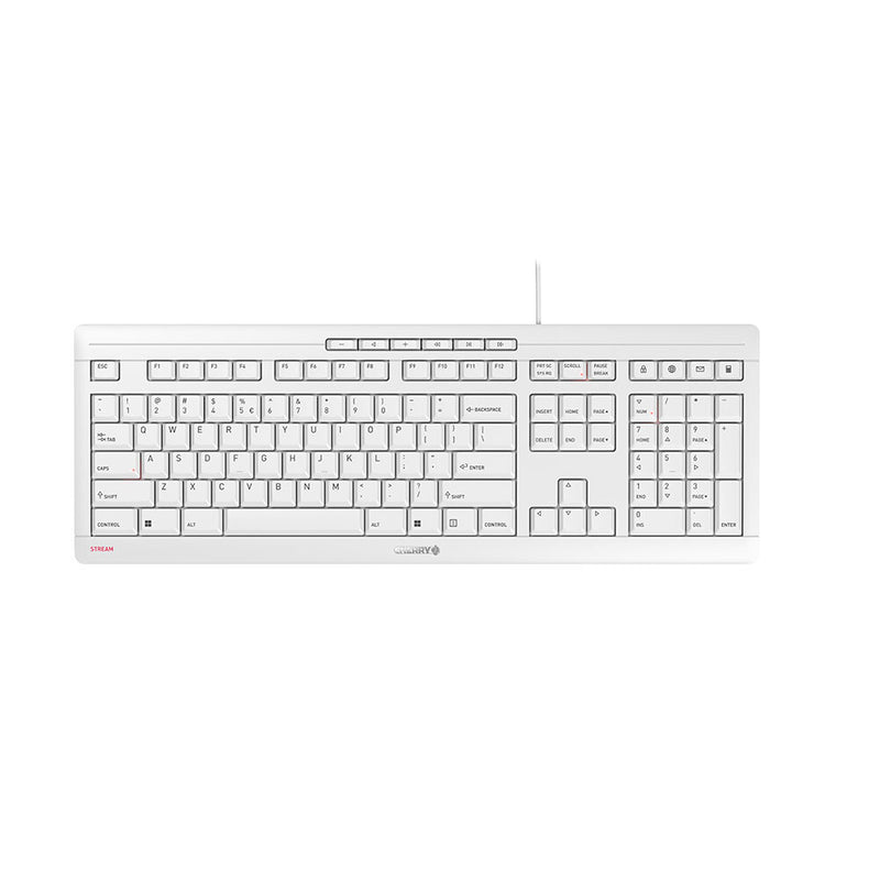 Contour Design STREAM tastatur Kontor USB QWERTY US engelsk Hvid