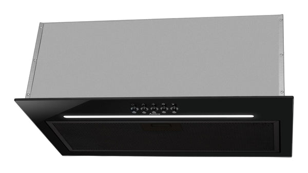 Amica OMP6255BG emhætte Indbygget Sort 389 m³/t