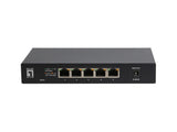 LevelOne GEU-0525 netværksswitch Ikke administreret 2.5G Ethernet (100/1000/2500) Sort