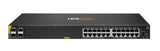 HPE Aruba Networking CX 6000 24p 10M/100M/1G Class4 PoE 4p SFP 1G 370W Switch Administreret L3 Gigabit Ethernet (10/100/1000) Strøm over Ethernet (PoE) 1U