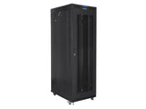 Lanberg FF01-8042-23BL stativ 42U Fritstående reol Sort