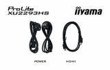iiyama ProLite XU2293HS-B6 computerskærm 54,6 cm (21.5") 1920 x 1080 pixel Fuld HD LED Sort