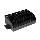 Naotic 903001 ladestation organisator Desktop monteret Metal Sort