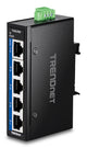Trendnet TI-GLC50 netværksswitch Ikke administreret Gigabit Ethernet (10/100/1000) Sort