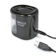 Rapesco PS12-USB Elektrisk blyantspidser Sort, Transparent