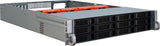 Inter-Tech IPC 2U-2412 Stativ Sort, Sølv