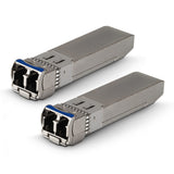 Extralink SFP+ 10G 2-pack | Moduł SFP+ | 10Gbps, LC/UPC, 1310nm, 10km, single mode, DOM (EX.35900) modul til netværksmodtager