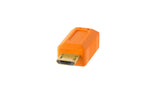 Tether Tools CU5430ORG USB-kabel USB 2.0 4,6 m USB A Micro-USB B Orange