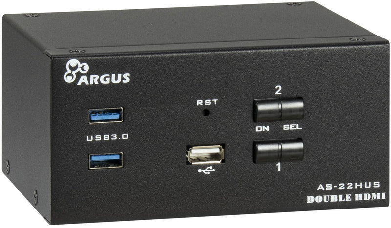 Inter-Tech AS-22HUS KVM Switch Sort
