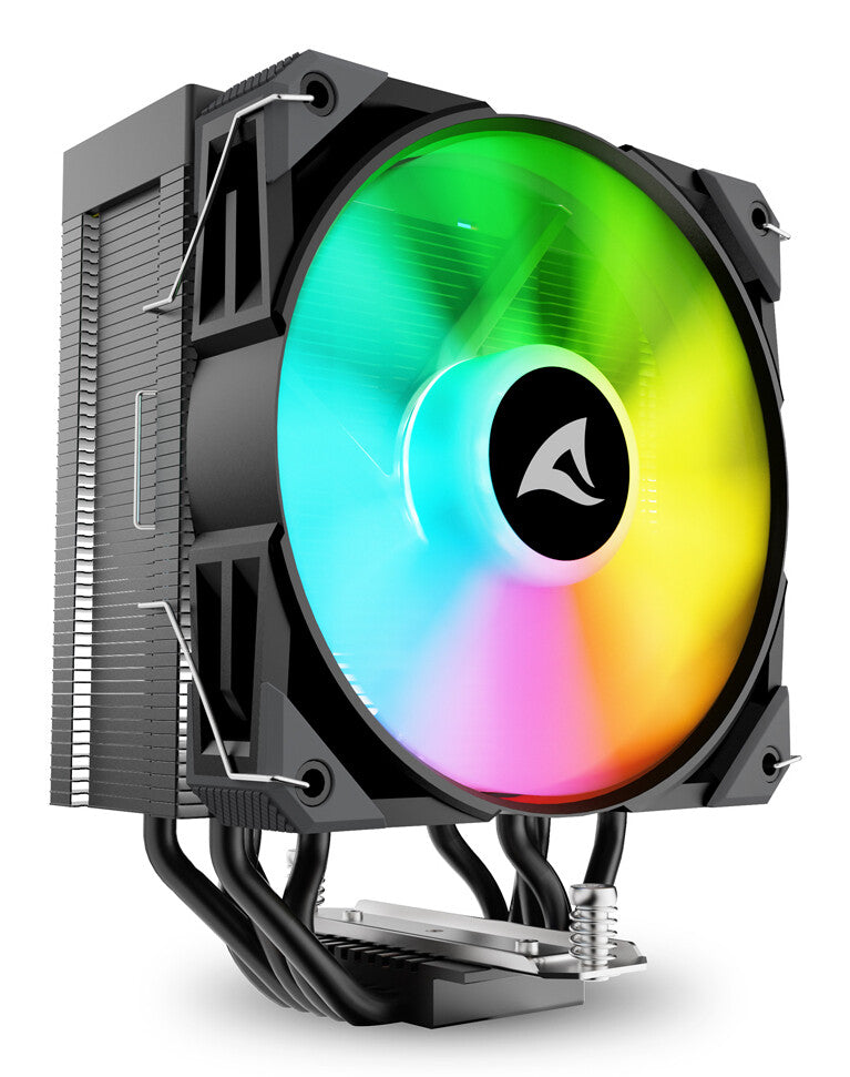 Sharkoon A50 RGB Processor Luftkøler 12 cm Sort 1 stk