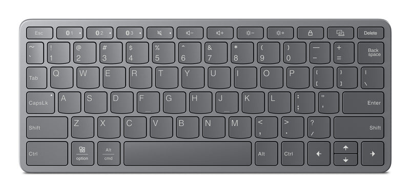 Lenovo Multi-Device Wireless Keyboard Tysk USB Type-C Grå