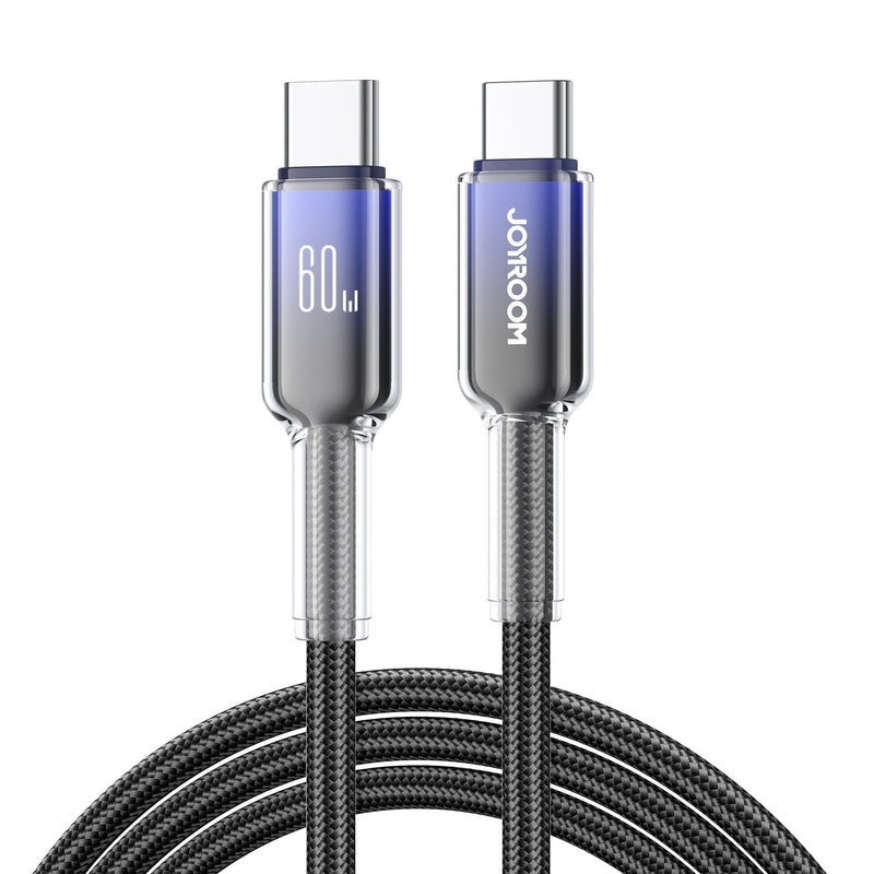 JOYROOM S-A42 C-C BL USB-kabel USB 2.0 1,2 m USB C 60 W Sort